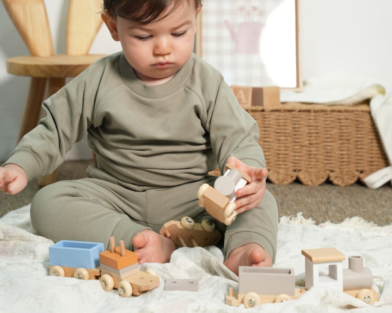 Eco Express Wooden Toy Train